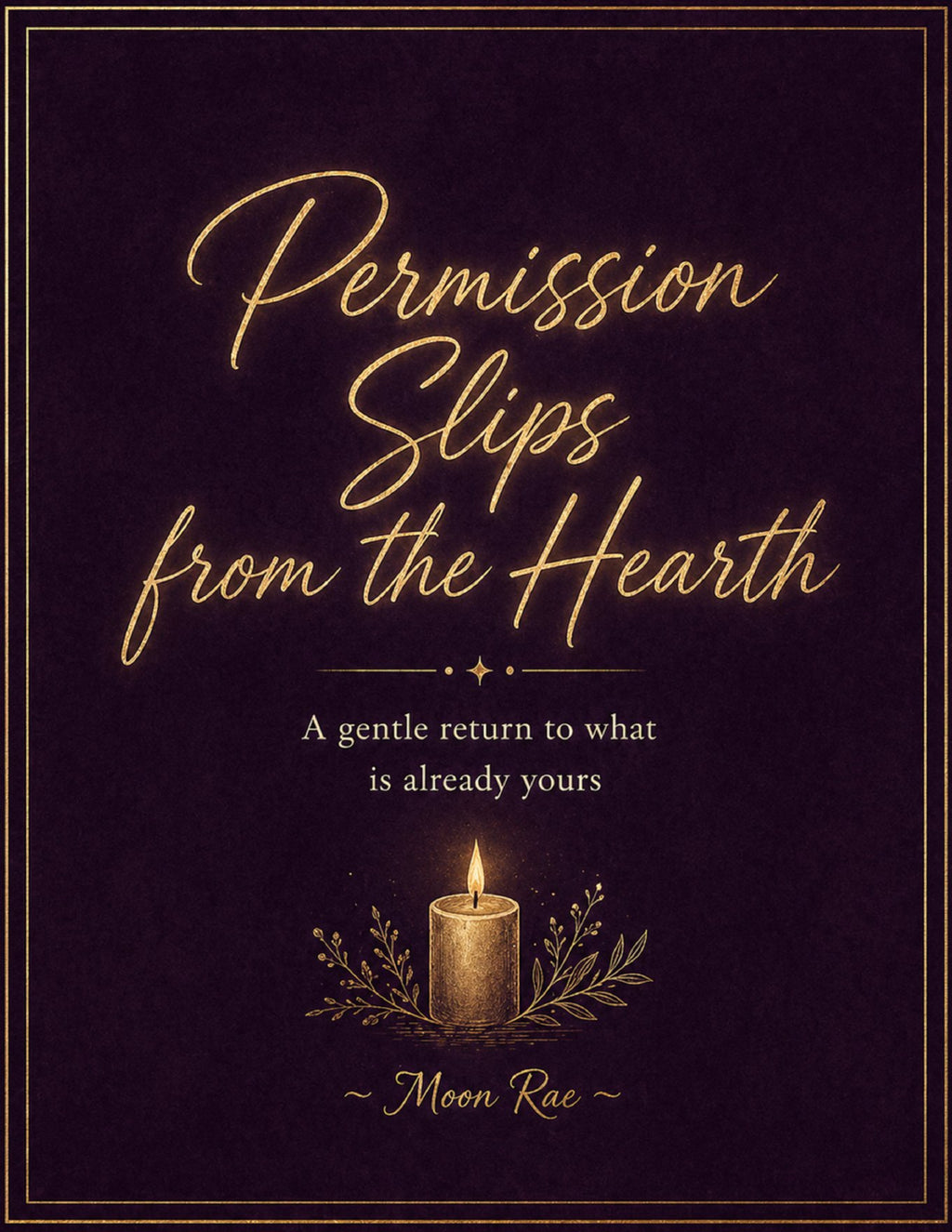 Permission Slips From the Hearth | Printable Self-Care Practice