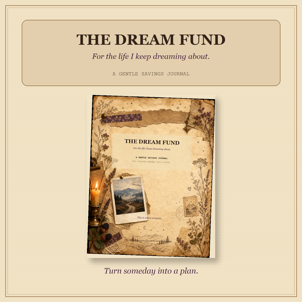 The Dream Fund | Printable Savings Journal & Goal Tracker
