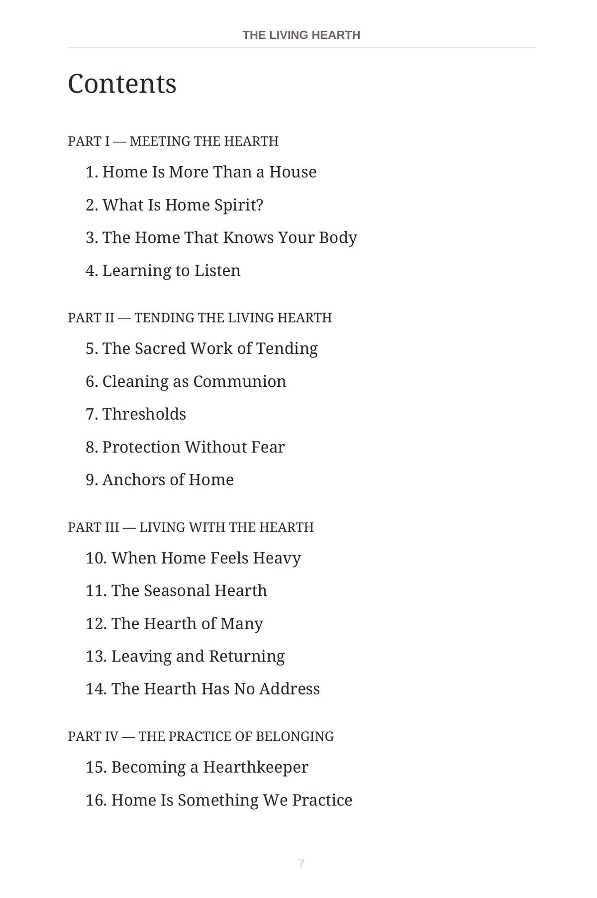The Living Hearth | Home Spirit, Sacred Tending & Belonging