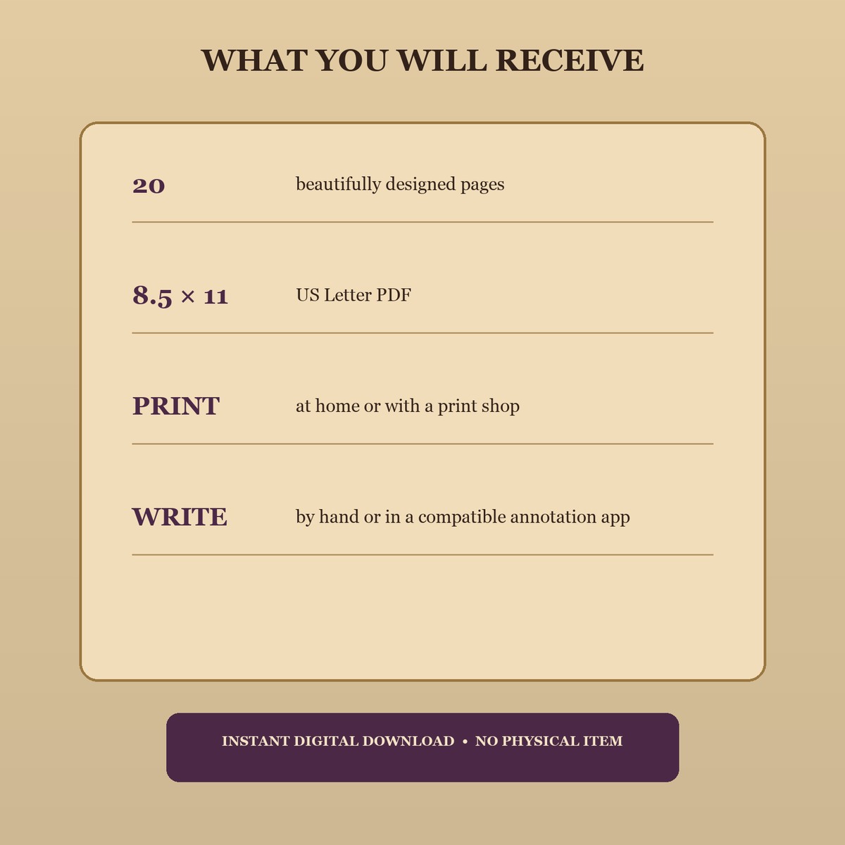 Someday Isn't a Date | Printable Dream Planning Workbook